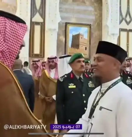 Gubernur Sulsel Hadiri Jamuan Kehormatan Putra Mahkota Arab Saudi di Istana Mina