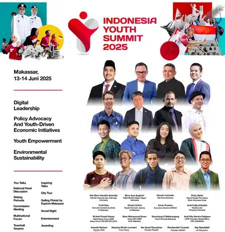 Indonesia Youth Summit 2025 di Makassar: Generasi Muda Siap Wujudkan Indonesia Emas 2045