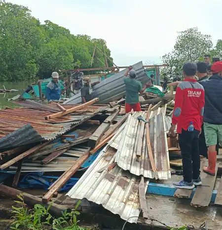 Angin Puting Beliung Terjang Luwu dan Pinrang, Pemprov Sulsel Lakukan Penanganan Cepat