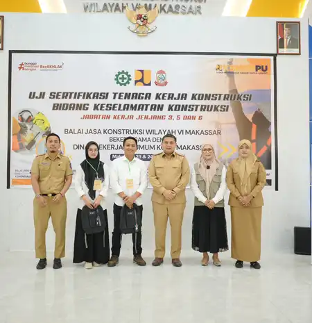 Makassar Siap Cetak Tenaga Konstruksi Bersertifikat dan Berdaya Saing