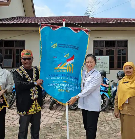 Kalsel Siap Sambut Kirab Bangga Kencana, Rombongan Kalteng Disambut di Anjir Pasar