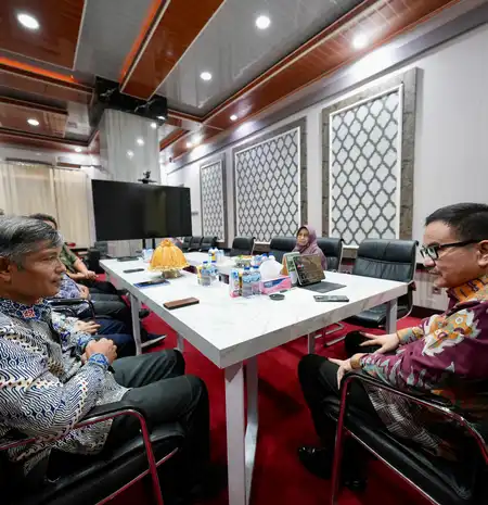 Jelang Pengukuhan, Kepala BPKP Sulsel Rasona Temui Sekda Sulsel
