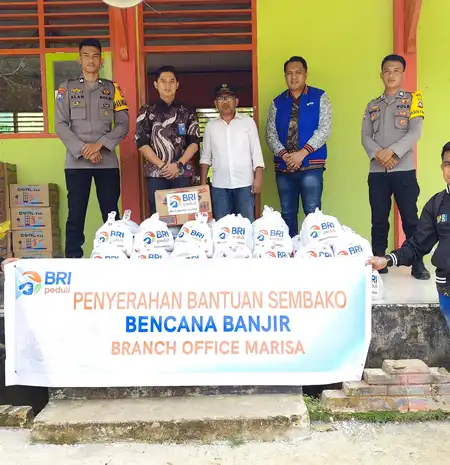 Dukungan Nyata BRI Cabang Marisa Bagi Korban Banjir di Wanggarasi