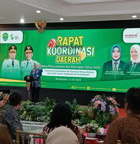 INDEKS LITERASI KALTIM MASIH 78,34