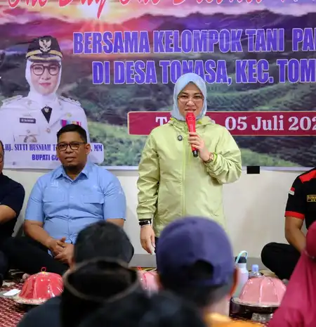 Kunjungi Tombolopao, Bupati Gowa Paparkan Program Prioritas dan Tampung Aspirasi Warga