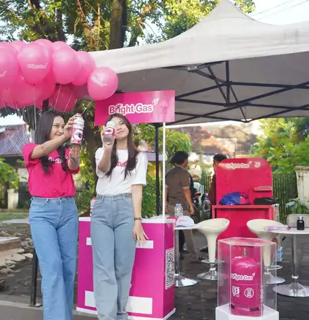 Pertamina Pasarkan Bright Gas di CFD Makassar, Ada Gratis Ongkir Hingga Diskon Menarik