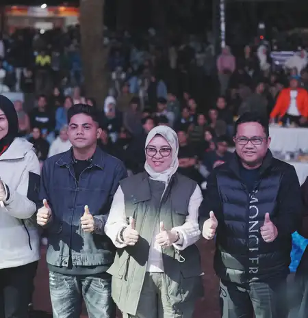 Beautiful Malino 2025 Malam Keempat Dipadati Ribuan Pengunjung, Vanessa Zee dan Piche Kota Tampil Memukau