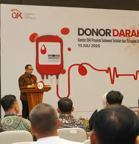 Jalankan Misi Kemanusiaan, OJK Sulsel Sulbar Kumpulkan 150 Kantong Darah 