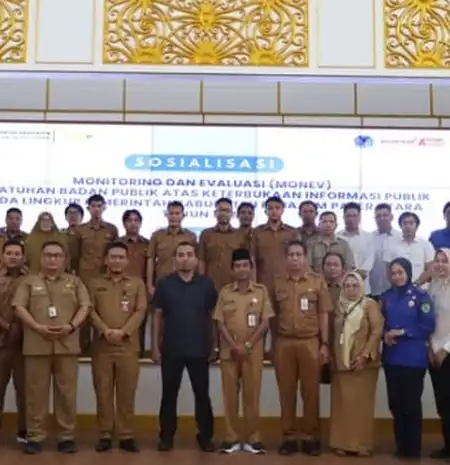 Diskominfo PPU Sosialisasikan Monev Kepatuhan Badan Publik Terhadap Keterbukaan Informasi
