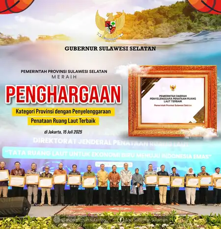 Ekonomi Biru Sulsel Diakui Nasional, Tata Ruang Laut Jadi Teladan