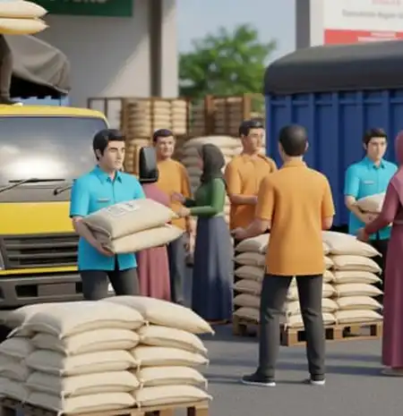 Pemkot & Perum Bulog Kaltimra Salurkan bantuan pangan Juni - Juli 2.700 ton Beras