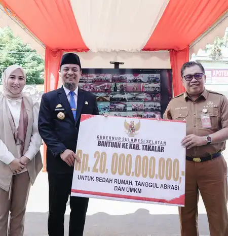 Sulsel Alokasikan Rp20 Miliar untuk Takalar, Bedah Rumah Jadi Program Utama