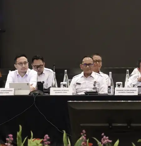 Ikuti Rakor Dukungan Manajemen Kemenimipas Tahun 2025, Kanwil Ditjen Imigrasi Sulut siap Wujudkan Budaya Kerja 