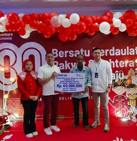 BRI Cabang  Limboto Permudah Proses Klaim Asuransi Jiwa bagi Peserta