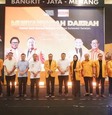 Musda Hanura Sulsel: Munafri Ajak Partai Politik Bersinergi Bangun Makassar