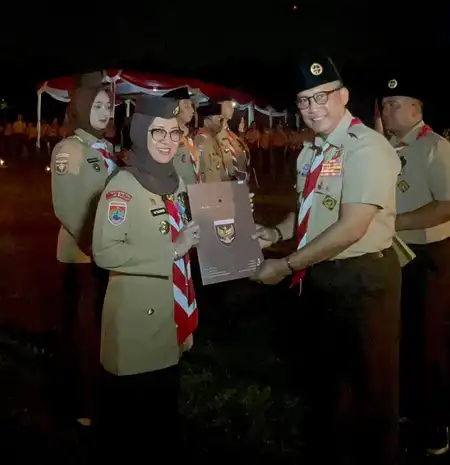 Bupati Gowa Terima Lencana Darma Bakti, Bukti Pengabdian di Gerakan Pramuka
