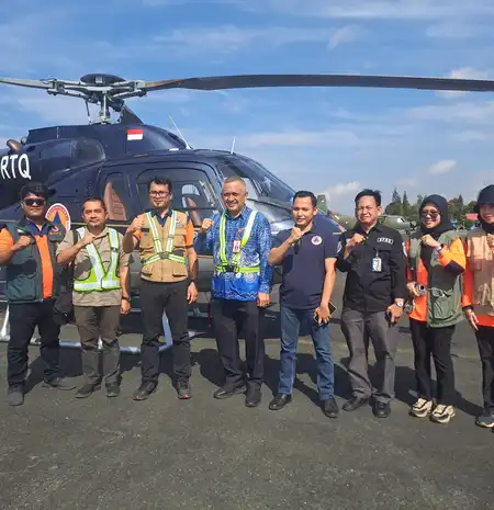 BNPB Kirim Helikopter Patroli dan Water Boombing, Penanganan Karhutla di Kalsel Diharapkan Maksimal