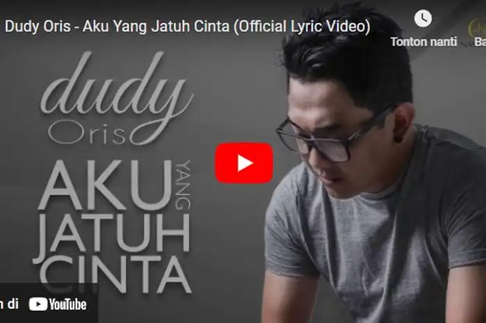 lirik lagu aku yang jatuh cinta terbaru dan paling romantis