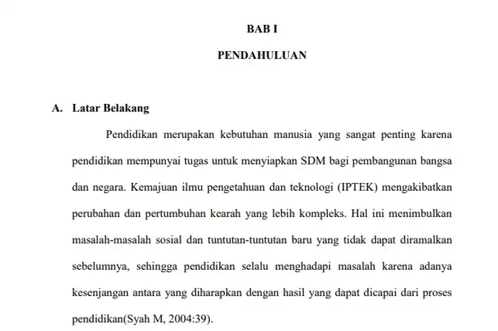 Perbedaan Pola Latar Belakang Skripsi Kuantitatif & Kualitatif