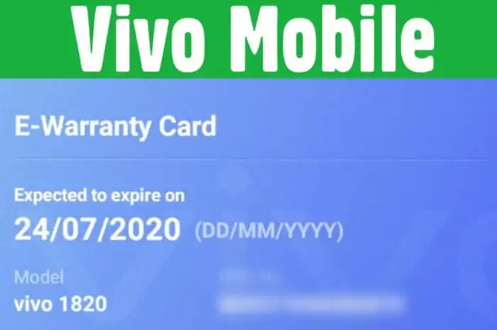 Cara Cek Garansi Vivo yang Perlu Diketahui Pelanggan - Sonora.id