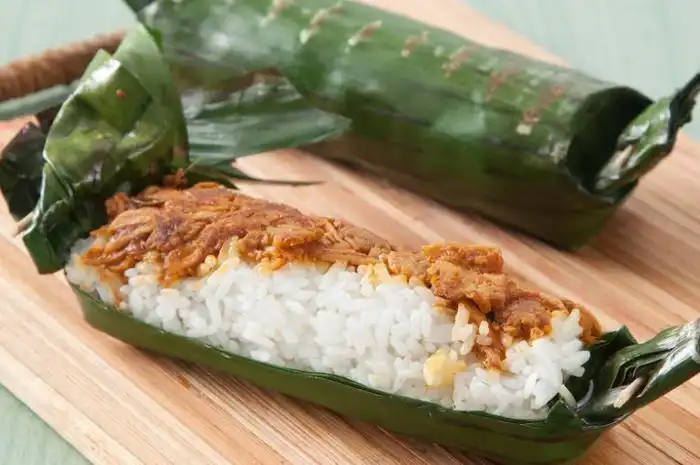 Hasil resep Nasi Bakar Oncom