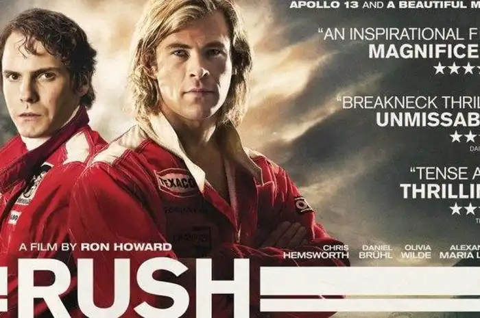 Sinopsis 'Rush' Kisah Nyata Pembalap James Hunt dan Niki Lauda - Sonora.id