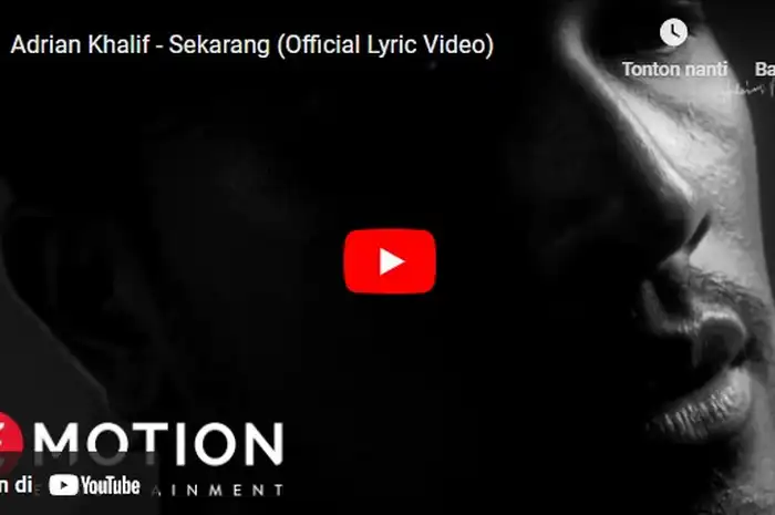 Lirik Lagu Sekarang - Adrian Khalif, Kuletakkan di dalam hati tak ...