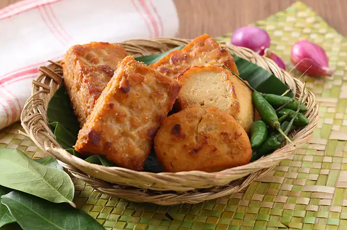 Hasil resep bacem tahu tempe.