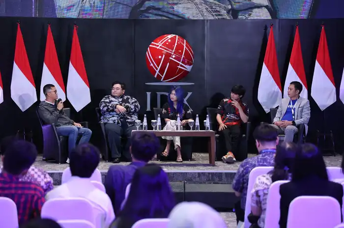 salah satu sesi seminar dalam CMSE 2024: #AkuInvestorSaham
