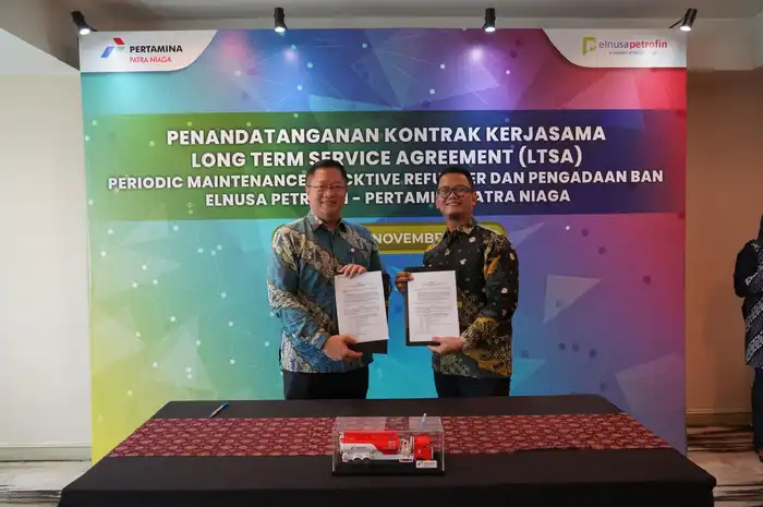 Seremoni penandatanganan kerjasama PT Pertamina Patra Niaga Regional Sulawesi dengan Elnusa Petrofin 