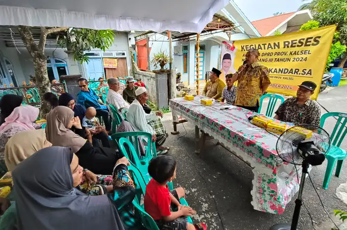 Reses yang digelar Wakil Ketua Komisi IV DPRD Kalsel, Gusti Iskandar Sukma Alamsyah