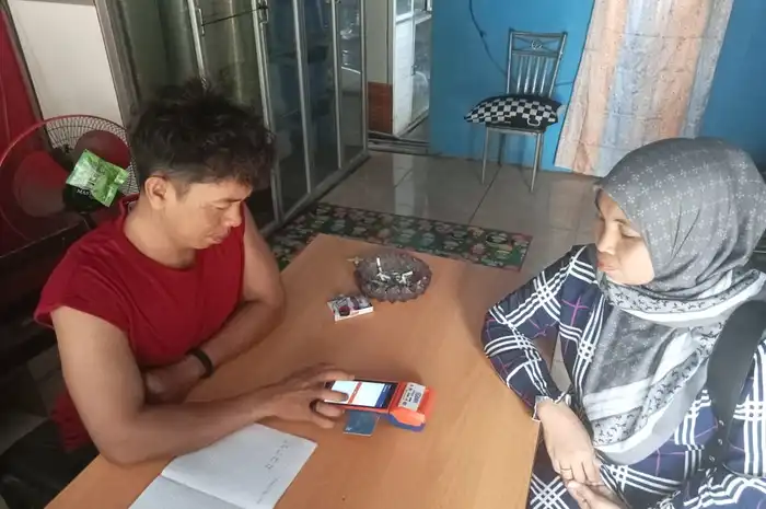 Proses transaksi nasabah lewat agen BRILink