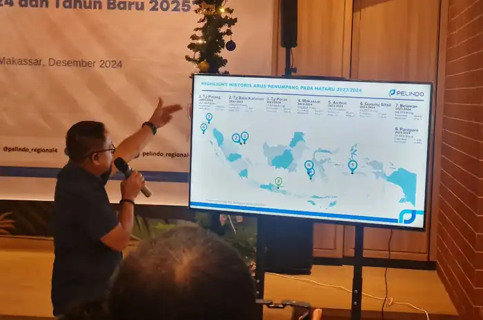 Executive Director 4 Pelindo Regional 4, Abdul Azis menjelaskan terkait prediksi arus penumpang 