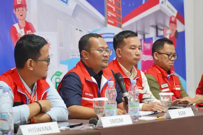 Managemen Pertamina Patra Niaga Sulawesi menggelar press conference terkait kesiapan menjelang Natal dan Tahun Baru