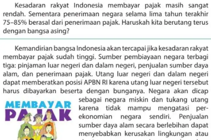 Soal dan Kunci Jawaban Bahasa Indonesia Kelas 9 Halaman 120 - Sonora.id