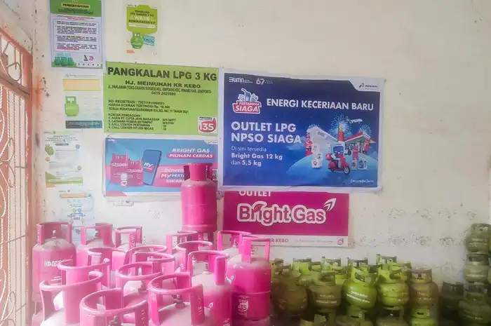 Salah satu pangkalan resmi LPG 3 Kg di Makassar