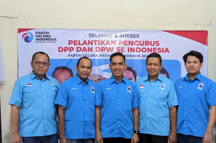Kepengurusan DPW Partai Gelora Kalsel