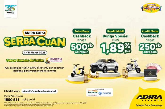 PT Adira Dinamika Multi Finance, Tbk. (Adira Finance) menghadirkan Ramadan Salebration yang bertajuk SOBAT (Serbu Promo Serba Hemat) Ramadan 2025