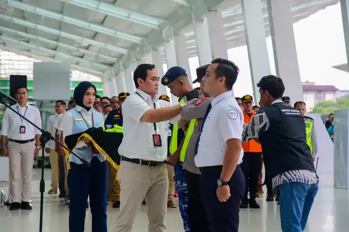 Apel Kesiapan Mudik Lebaran 2025 di Bandara SAMS Sepinggan Balikpapan