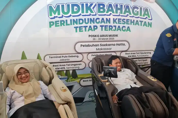 Posko Mudik BPJS Kesehatan menyediakan layanan gratis bagi para pemudik.