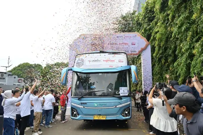 Ramaikan Mudik Gratis Ratusan Orang Diberangkatkan Telkom Indibiz