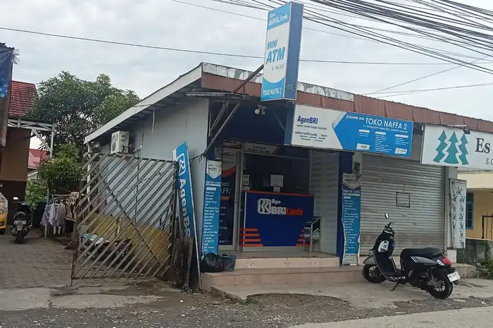 Agen BRILink yang membuka layanan keuangannya di Kelurahan Manarap, Kecamatan Kertak Hanyar, Kabupaten Banjar