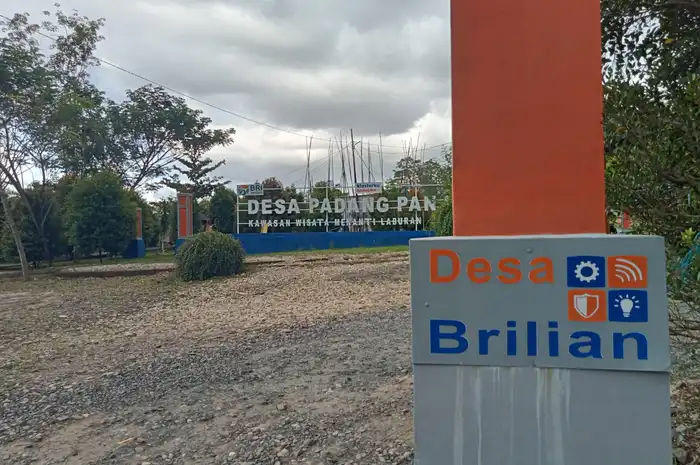 Desa Padang Panjang di Kecamatan Tanta, Kabupaten Tabalong, yang raih predikat Desa BRILian
