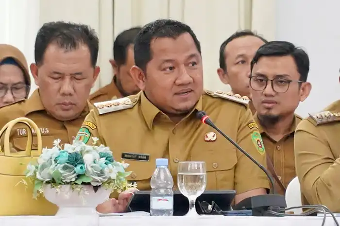 Bupati Penajam Paser Utara (PPU) Mudyat Noor menghadiri Musyawarah Perencanaan Pembangunan (Musrenbang) dalam rangka penyusunan RPJMD Provinsi Kaltim Tahun 2025-2029