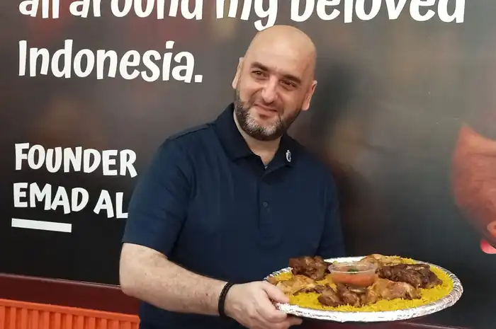 Founder Emado's, Emad Alamad pada Opening Store Emado&rsquo;s di Banjarmasin, 