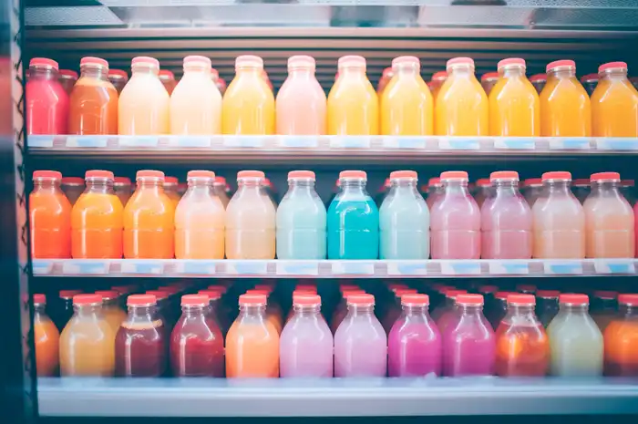 Ilsutrasi minuman kemasan