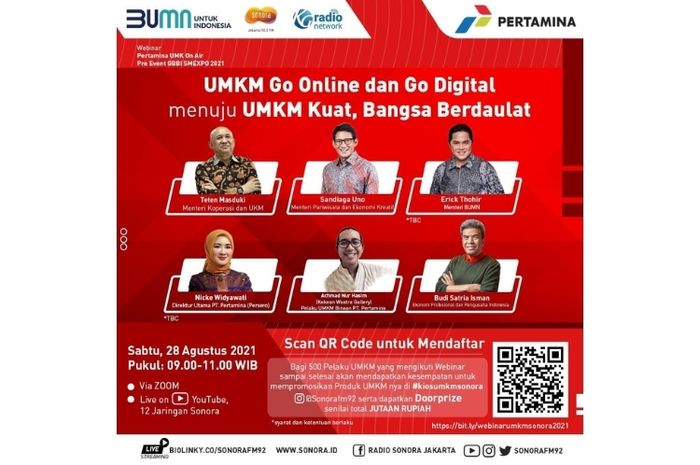 UMKM Go Online dan Go Digital menuju UMKM Kuat, Bangsa Berdaulat