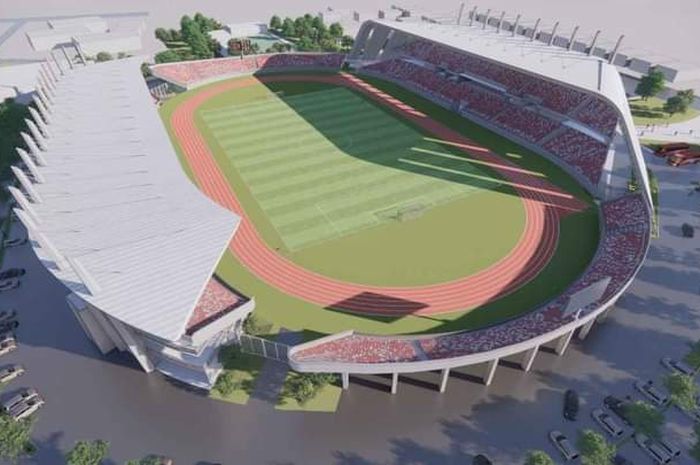 Desain terbaru Stadion Mattoanging 