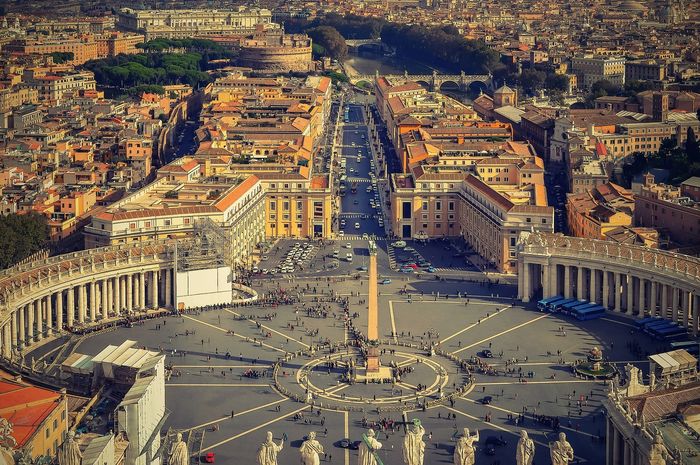 Vatikan sebagai negara terkecil di dunia.