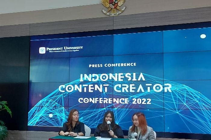 Kegiatan Kompetisi Konten Kreator Indonesia digelar di Jakarta, (18/6/22)